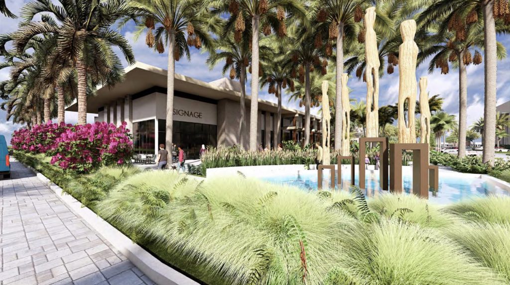 Renderings of the redevelopment plans for the Office Depot corporate headquarters building Boca Raton, FL, Jan. 2025. (Credit: Planning Document)