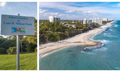 The future location of Cam D. Milani Park, Highland Beach, FL, Feb. 2025. (Photo: Boca Daily News)