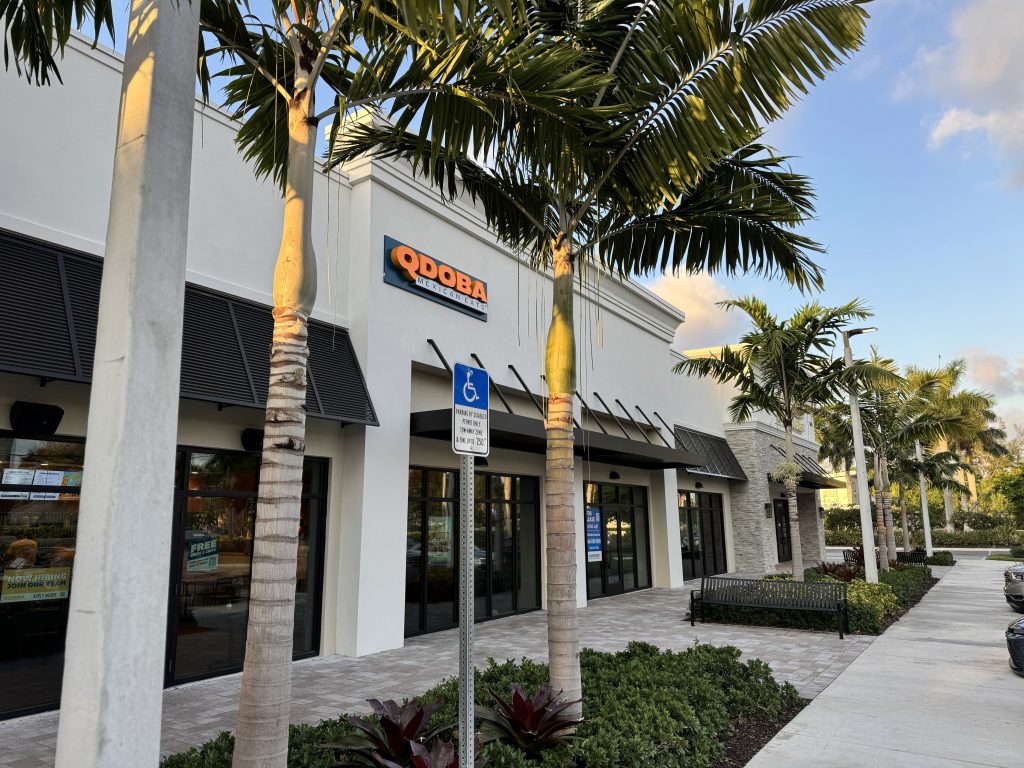 The West Delray location of Qdoba, opening its doors May 1, 2025. (Photo: Boca Daily News)