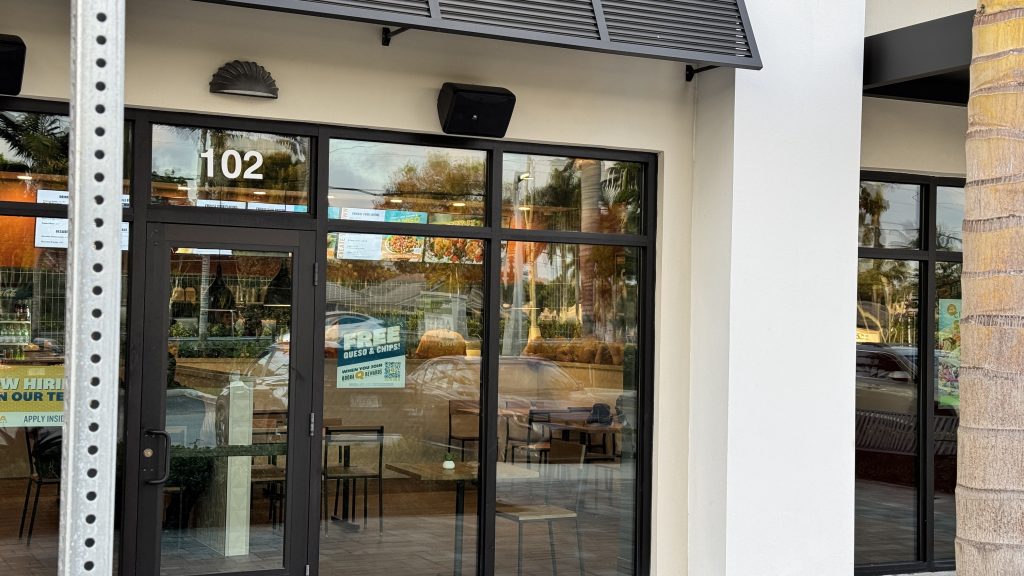 The West Delray location of Qdoba, opening its doors May 1, 2025. (Photo: Boca Daily News)