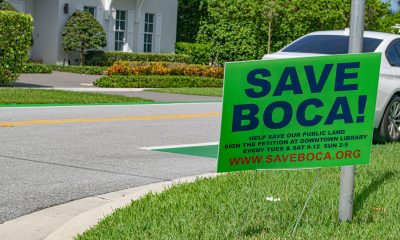 A sign from the 'Save Boca' campaign in opposition to a government campus redevelopment plan. (Photo: Boca Daily News)