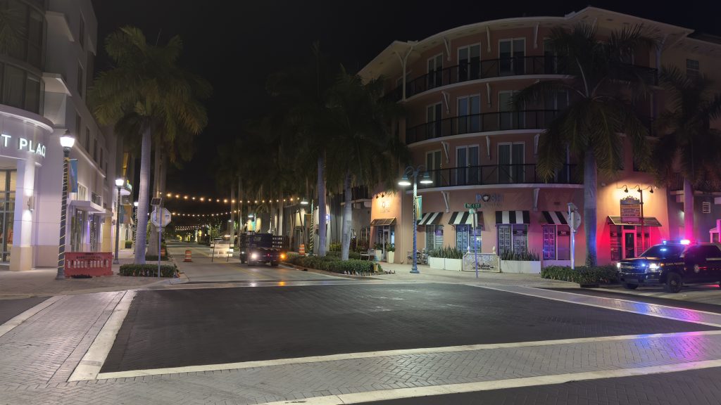 FDOT contractors remove a rainbow-colored 'Pride Intersection' in Delray Beach, Fla., Sept. 10, 2025. (Photo: Boca Daily News)