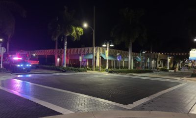 FDOT contractors remove a rainbow-colored 'Pride Intersection' in Delray Beach, Fla., Sept. 10, 2025. (Photo: Boca Daily News)