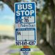 A bus stop sign for Palm Tran Route 94, Sept. 2025. (Photo: Boca Daily News)
