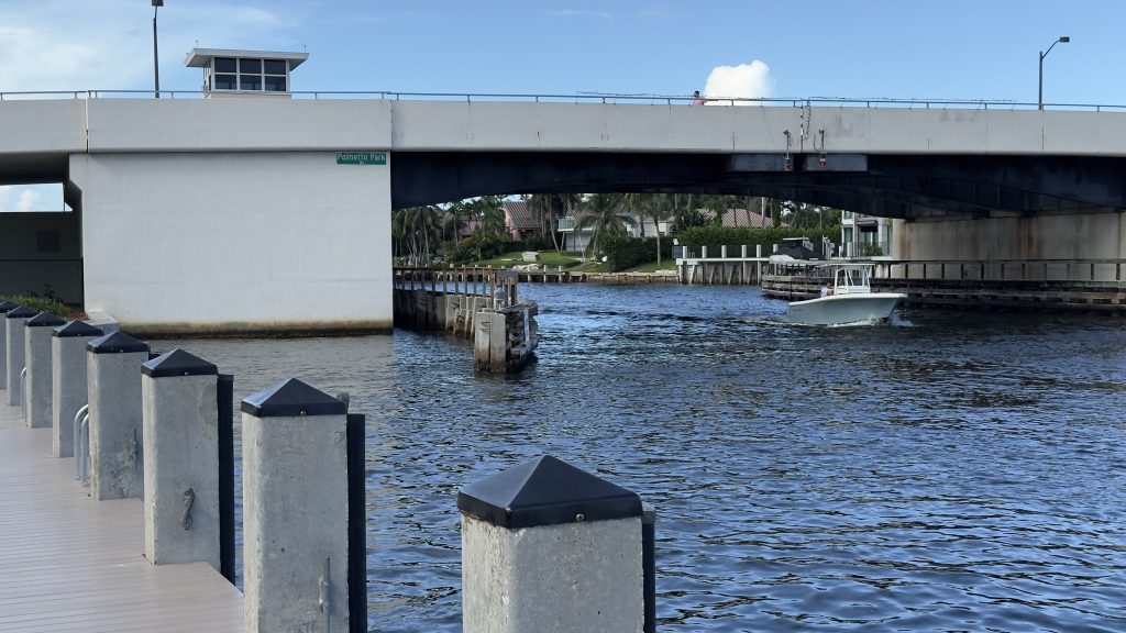 The boat ramp and bulkhead at Silver Palm Park, Boca Raton, FL, Sept. 2025. (Photo: Boca Daily News)