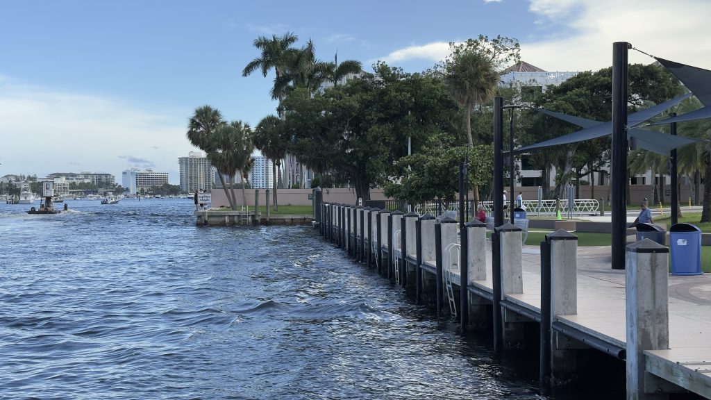 The boat ramp and bulkhead at Silver Palm Park, Boca Raton, FL, Sept. 2025. (Photo: Boca Daily News)