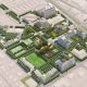 A revised downtown development plan with more green space. (Credit: Terra-Frisbie)