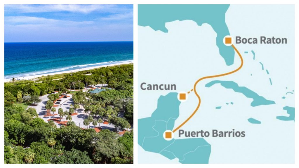 The location where a new cable will come ashore in Boca Raton. (Photo: Boca Daily News)