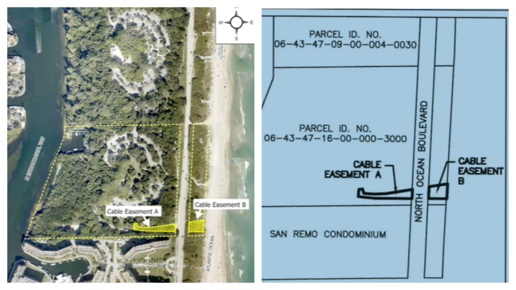 The location where a new cable will come ashore in Boca Raton. (Photo: Boca Daily News)