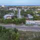 The site of a future railroad crossing at Jeffrey Street, which will link U.S. 441 (SR-7) to Federal Highway (U.S. 1) through a new roadway. (Photo: Boca Daily News)