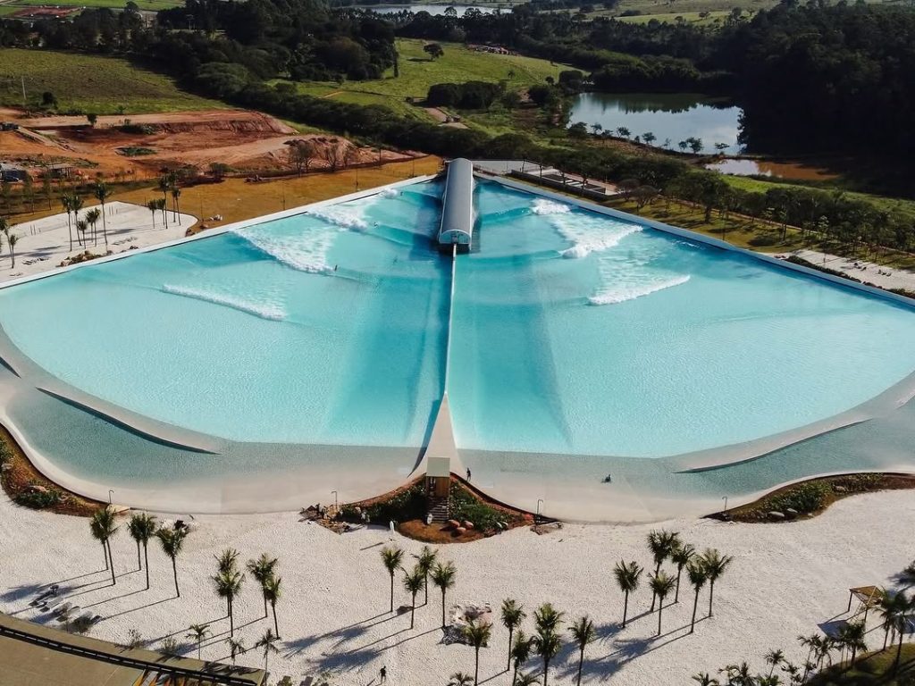 A park current utilizing the Wavegarden system. (Credit: Boca Surf Park)