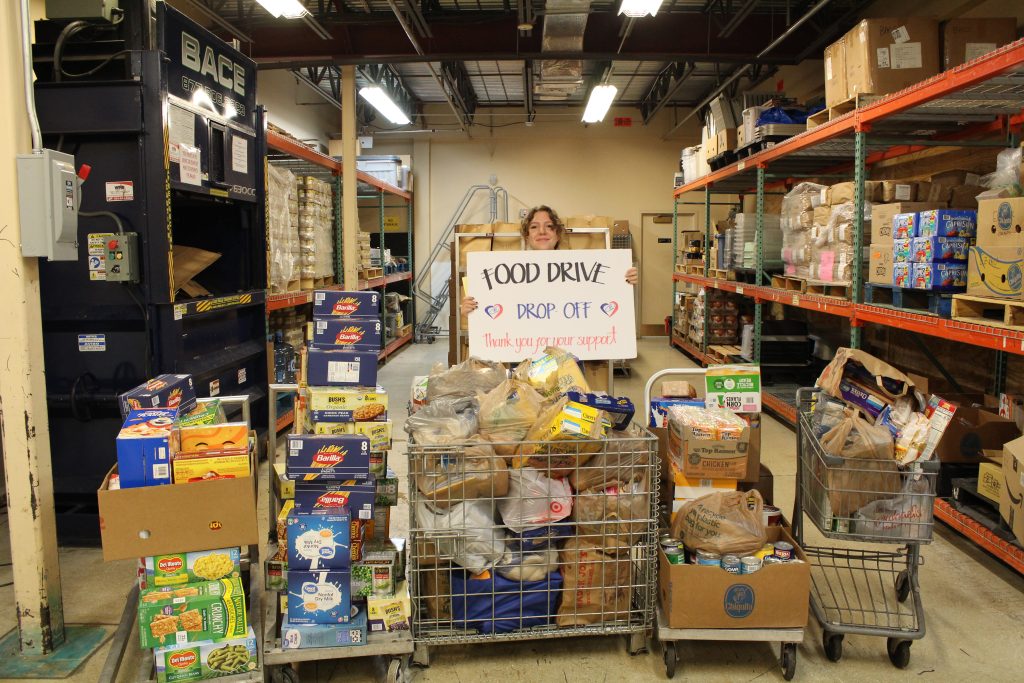 Laura Arbelaez Correa has collected more than 1,500 pounds of food for Boca Helping Hands. (Photo: BHH)