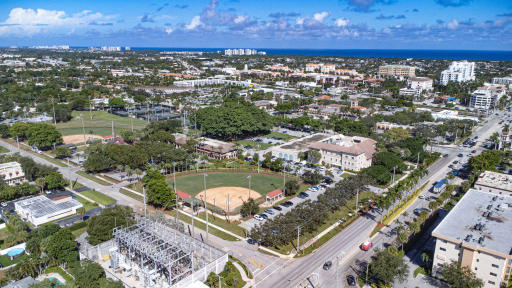 The city government campus and Memorial Park redevelopment area, Boca Raton, FL, Oct. 2025. (Photo: Boca Daily News)