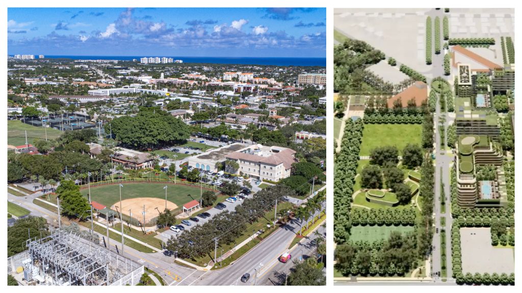 The city government campus and Memorial Park redevelopment area, Boca Raton, FL, Oct. 2025. (Photo: Boca Daily News)