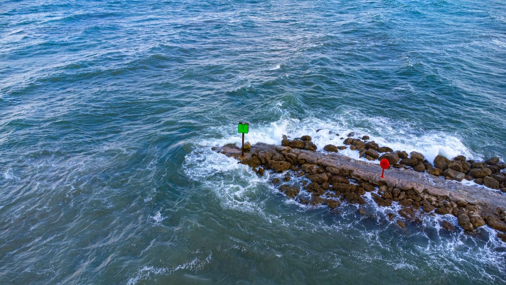 Heavy surf being produced by a tropical disturbance off South Florida, Oct. 2, 2025. (Photo: Boca Daily News)