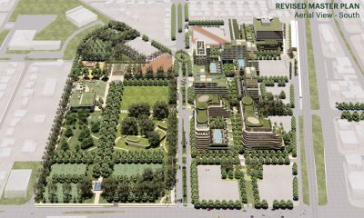 A rendering of revised conceptual plans for downtown redevelopment, Oct. 2025. (Terra-Frisbie/ City of Boca Raton)
