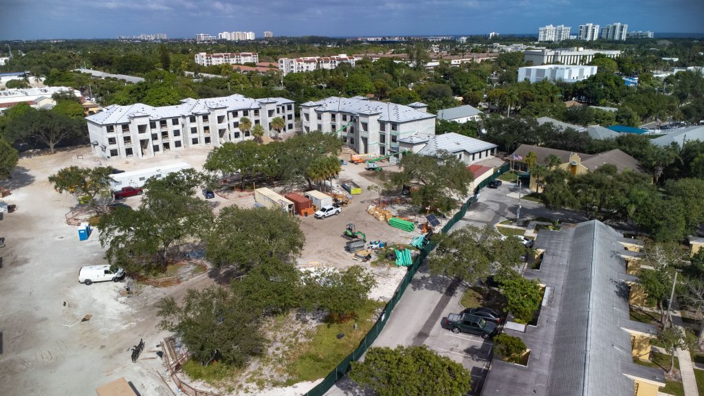 Martin Manor (formerly Dixie Manor) under first phase construction in Boca Raton, FL, Nov. 11, 2025.