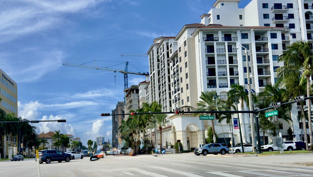 Approaching the Mandarin Oriental property in Boca Raton on Federal Highway. (Photo: Boca Daily News)