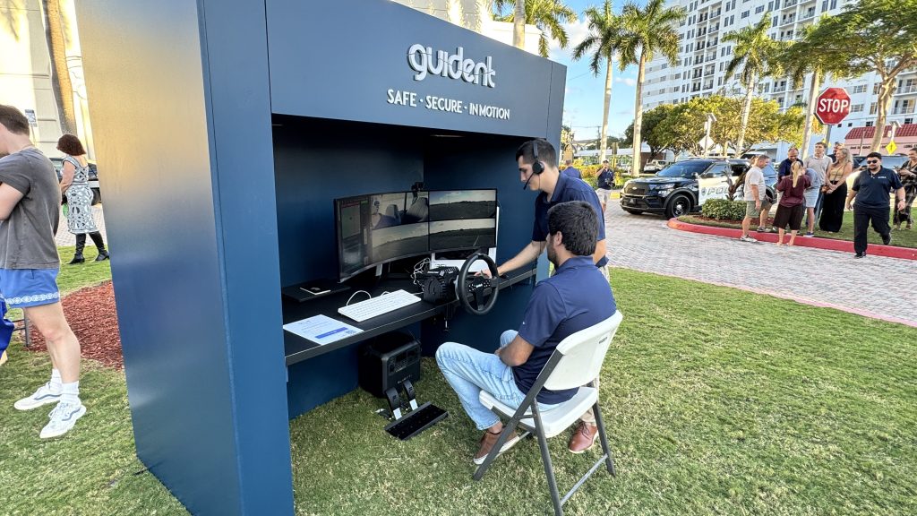 The MiCa autonomous vehicle, powered by Guident software, poised to be launched in Dec. 2025 in Boca Raton, Fla. (Photo: Boca Daily News)