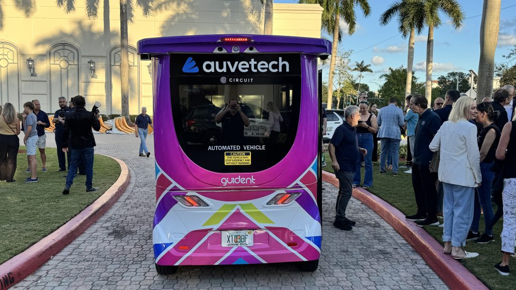 The MiCa autonomous vehicle, powered by Guident software, poised to be launched in Dec. 2025 in Boca Raton, Fla. (Photo: Boca Daily News)
