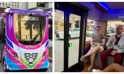 The MiCa autonomous vehicle, powered by Guident software, poised to be launched in Dec. 2025 in Boca Raton, Fla. (Photo: Boca Daily News)