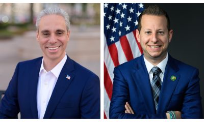 Scott Singer and U.S. Rep. Jared Moskowitz. (Campaign Photos)