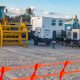 Beach replenishment equipment is staged and access points are established for beach replenishment in Delray Beach, FL, Jan. 5, 2026. (Photo: Boca Daily News)