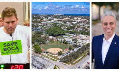 Jon Pearlman (left), the downtown area, and Mayor Scott Singer. (File Photos)