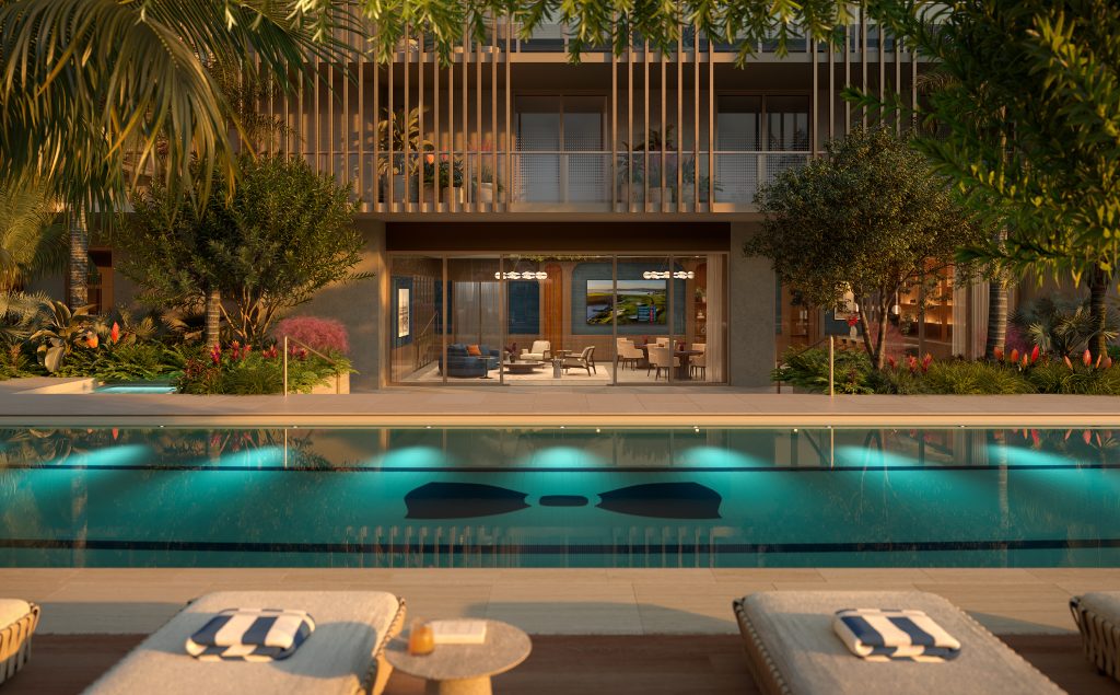 A rendering of the future 'Mr. C' Residences building in downtown Boca Raton, FL, Feb. 2026. (Credit: Mr. C)