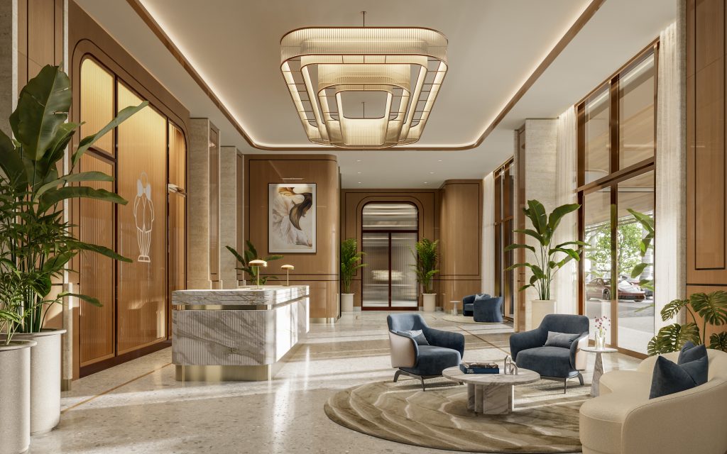 A rendering of the future 'Mr. C' Residences building in downtown Boca Raton, FL, Feb. 2026. (Credit: Mr. C)