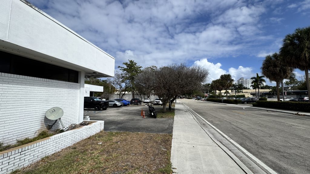 A ground view of the streets and alleyways to be vacated for the 'Mr. C' residences in Boca Raton, FL, Feb. 2026. (Photo: Boca Daily News)