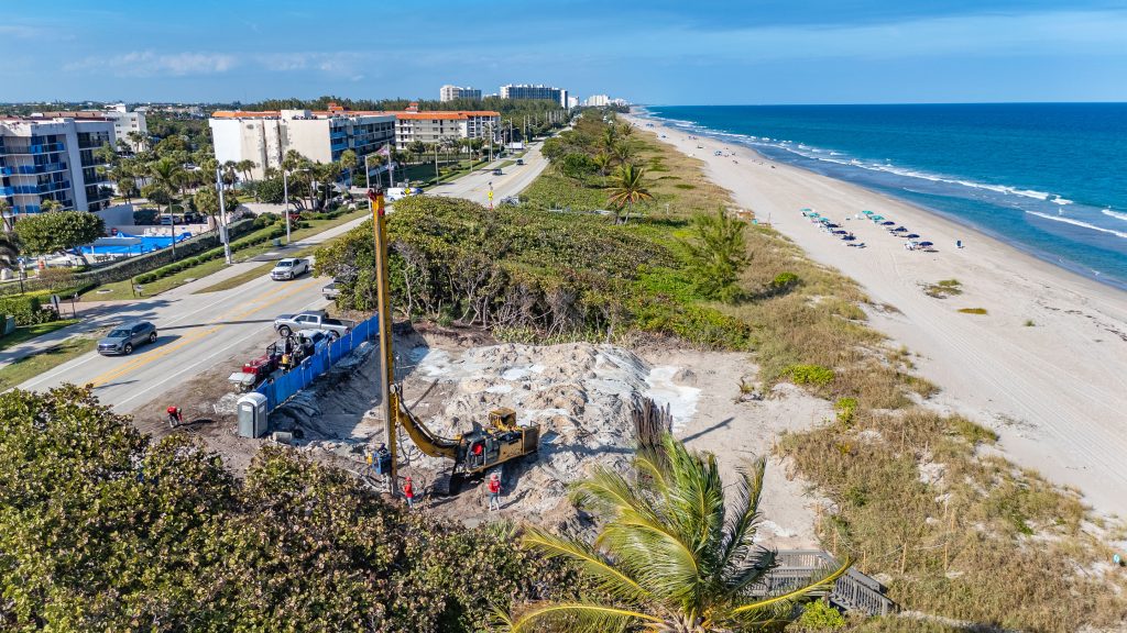 Construction begins at 2600 N. Ocean Boulevard, Boca Raton, Feb. 19, 2026. (Photo: Boca Daily News)