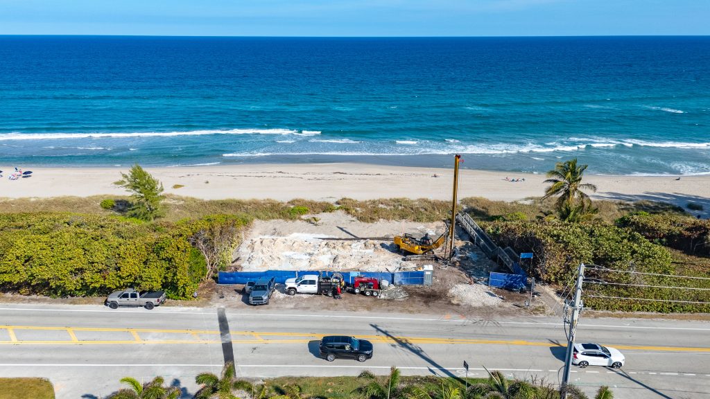 Construction begins at 2600 N. Ocean Boulevard, Boca Raton, Feb. 19, 2026. (Photo: Boca Daily News)