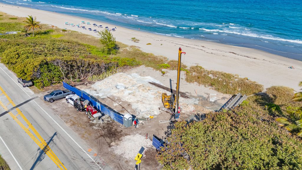 Construction begins at 2600 N. Ocean Boulevard, Boca Raton, Feb. 19, 2026. (Photo: Boca Daily News)