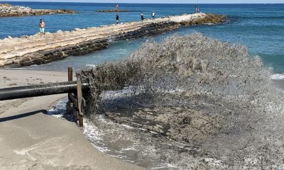 Dredging and beach restoration in Boca Raton, FL at South Inlet Beach, March 1, 2026. (Photo: Boca Daily News)