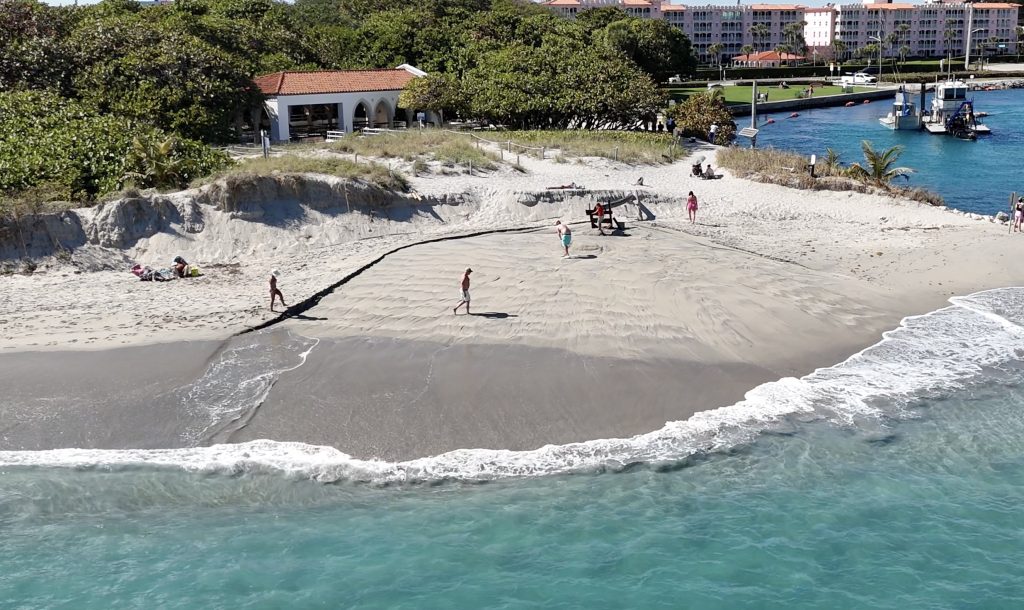 Dredging and beach restoration in Boca Raton, FL at South Inlet Beach, March 1, 2026. (Photo: Boca Daily News)