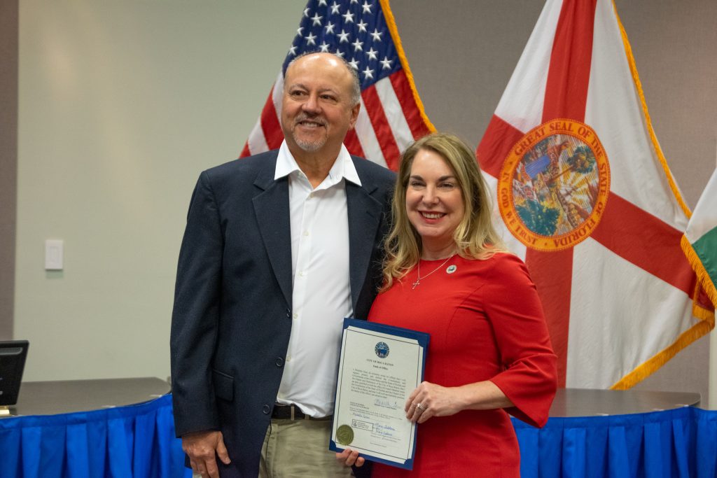 Boca Raton Councilwoman Michelle Grau is sworn into office, March 31, 2026. (Photo: Boca Daily News)