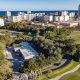The portion of the property of The Boca Raton where a 76-unit, eight-story residential tower has been approved, March 2026. (Photo: Boca Daily News)