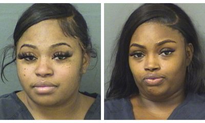Vinquisha Chantiere Woodard, 32, of Lauderhill, and her sister Vintoya Woodard. (Photo: Palm Beach County Jail)