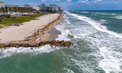 Large waves at Boca Inlet, April 21, 2026. (Photo: Boca Daily News)