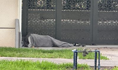 Homeless presence at Silver Palm Park, Boca Raton, FL. (Photo: Boca Daily News)