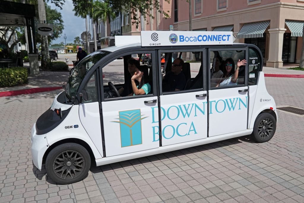 The BocaConnect shuttle service. (File Photo)