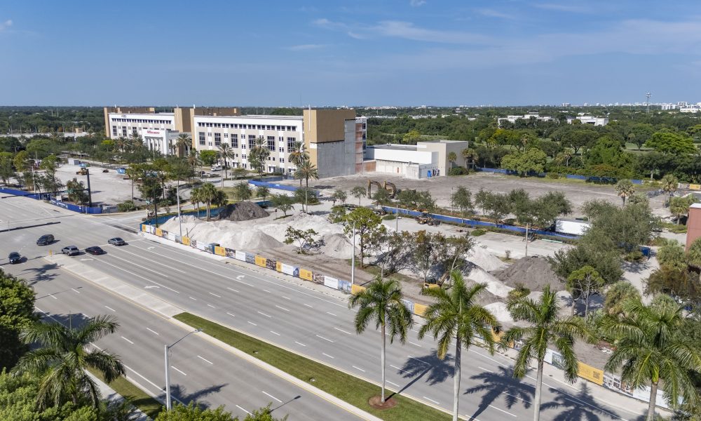 Demolition largely complete at the former Office Depot HQ in Boca Raton, FL, Aug. 2026. (Photo: Boca Daily News)