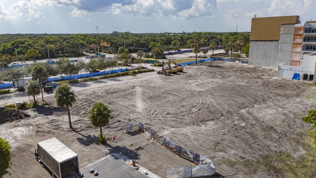 Demolition largely complete at the former Office Depot HQ in Boca Raton, FL, Aug. 2026. (Photo: Boca Daily News)