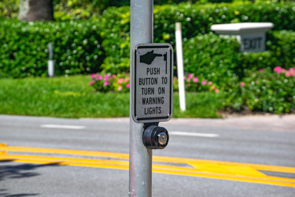 The future location of in-road embedded LED lights in Highland Beach along A1A. (Photo: Boca Daily News)