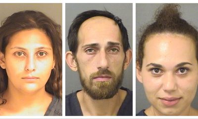 The suspects in the robbery of a Best Buy store that involved a child. (Photos: Palm Beach County Jail)
