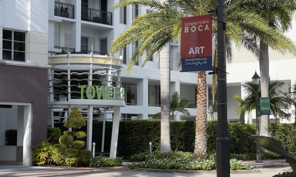Two parking spaces that will become a temporary loading zone for Tower 155 in downtown Boca Raton, FL, Sept. 2026. (Photo: Boca Daily News)