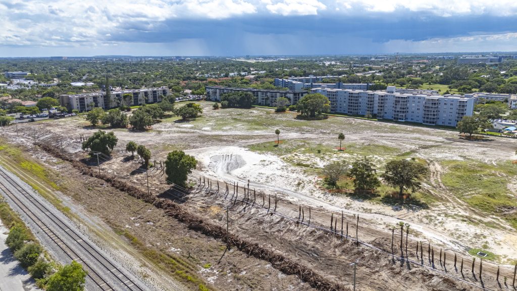 The future location of a 42,00 square foot skate park at Boca Raton's North Park complex, Sept. 2026. (Credit: Boca Daily News)