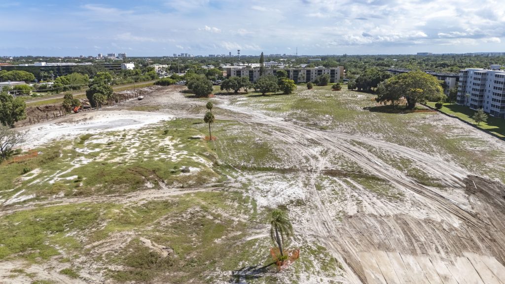 The future location of a 42,00 square foot skate park at Boca Raton's North Park complex, Sept. 2026. (Credit: Boca Daily News)