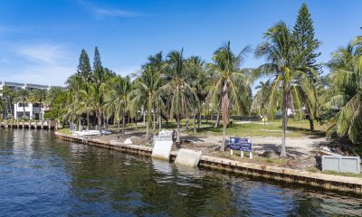The future location of a 196-foot pier extending from the 'Boca Trophy' lot on NE 24th Street on the barrier island. (Photo: Boca Daily News)